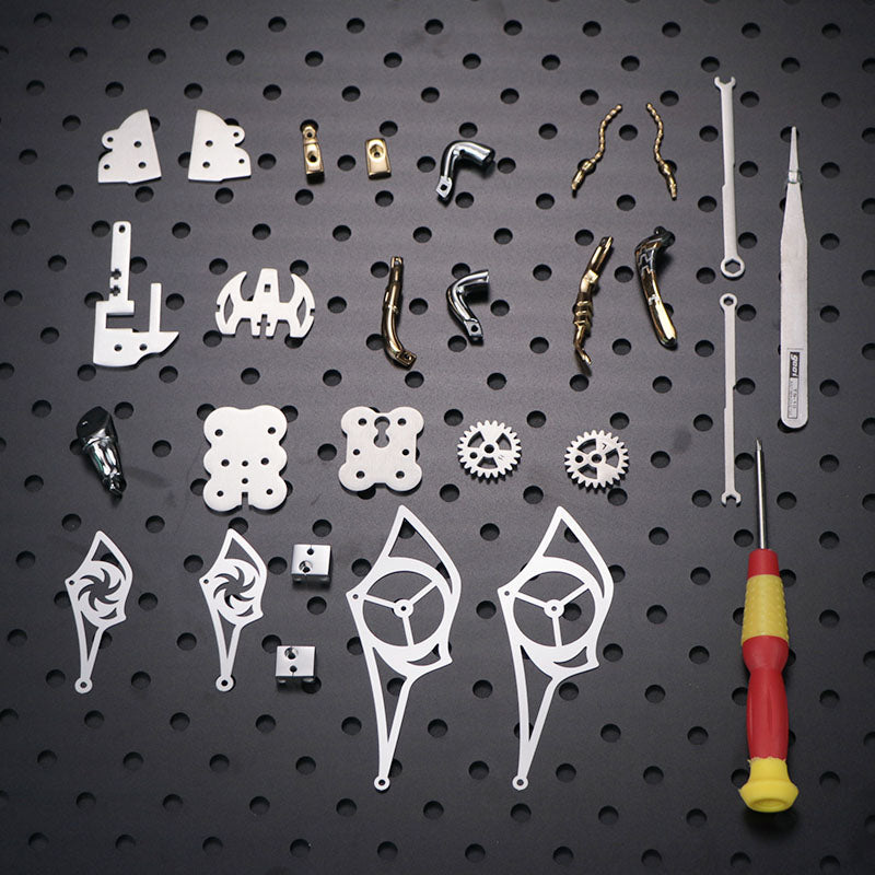 3D Mechanical Wasp Stainless Steel Assembly Kit - 3D Metal Puzzle Kit | Karpenter Shop