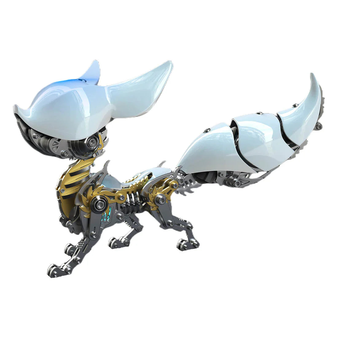 Fox Hanfei 339PCS 3D Mechanical Metal Model – Magnetic LED Kit - 3D Metal Puzzle Kit | Karpenter Shop