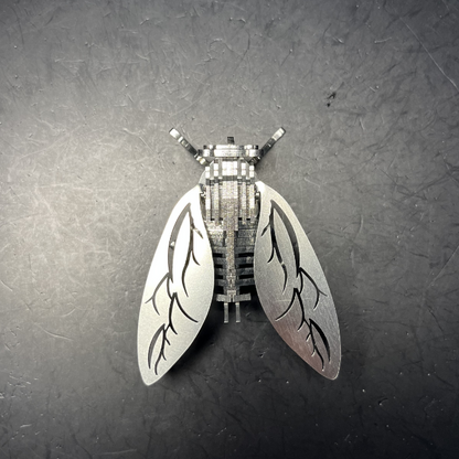 3D Metal Cicada Mechanical Puzzle Model Kit - 3D Metal Puzzle Kit | Karpenter Shop