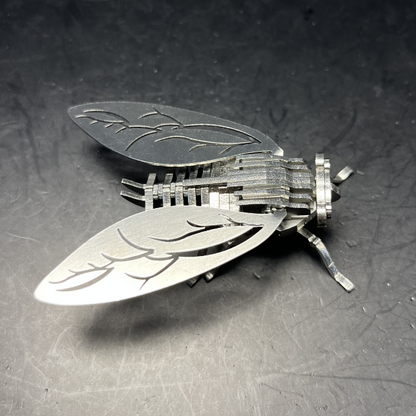 3D Metal Cicada Mechanical Puzzle Model Kit - 3D Metal Puzzle Kit | Karpenter Shop