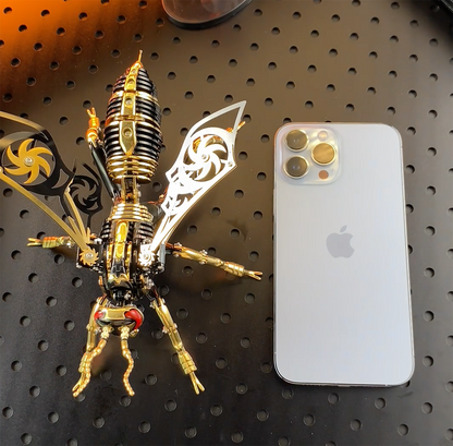3D Mechanical Wasp Stainless Steel Assembly Kit - 3D Metal Puzzle Kit | Karpenter Shop