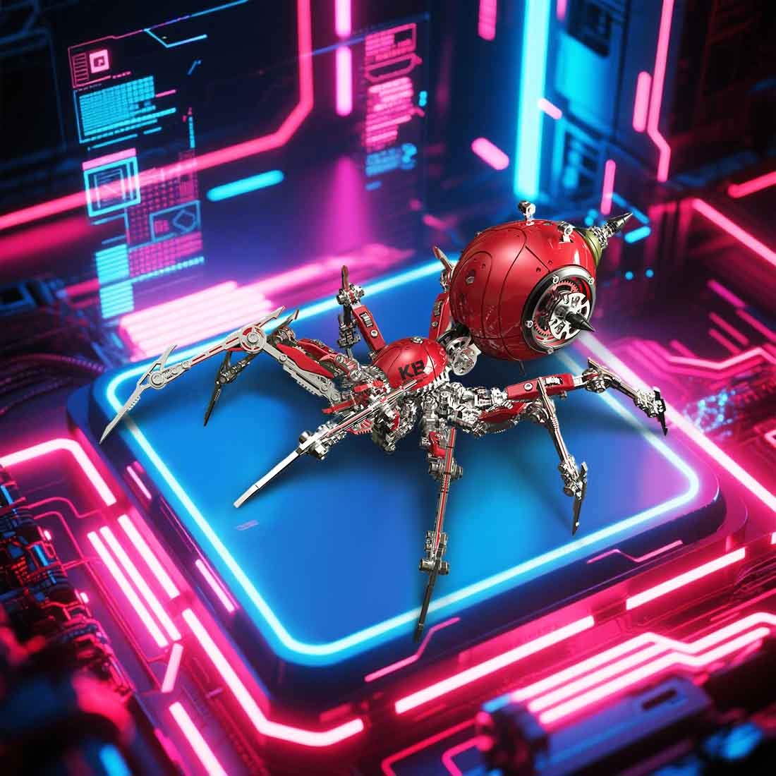 3D Steampunk Mechanical War Spider Tarantula Spider Model Building Kits for Adults - 3D Metal Puzzle Kit | Karpenter Shop