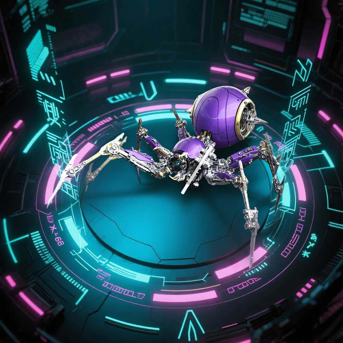 3D Steampunk Mechanical War Spider Tarantula Spider Model Building Kits for Adults - 3D Metal Puzzle Kit | Karpenter Shop