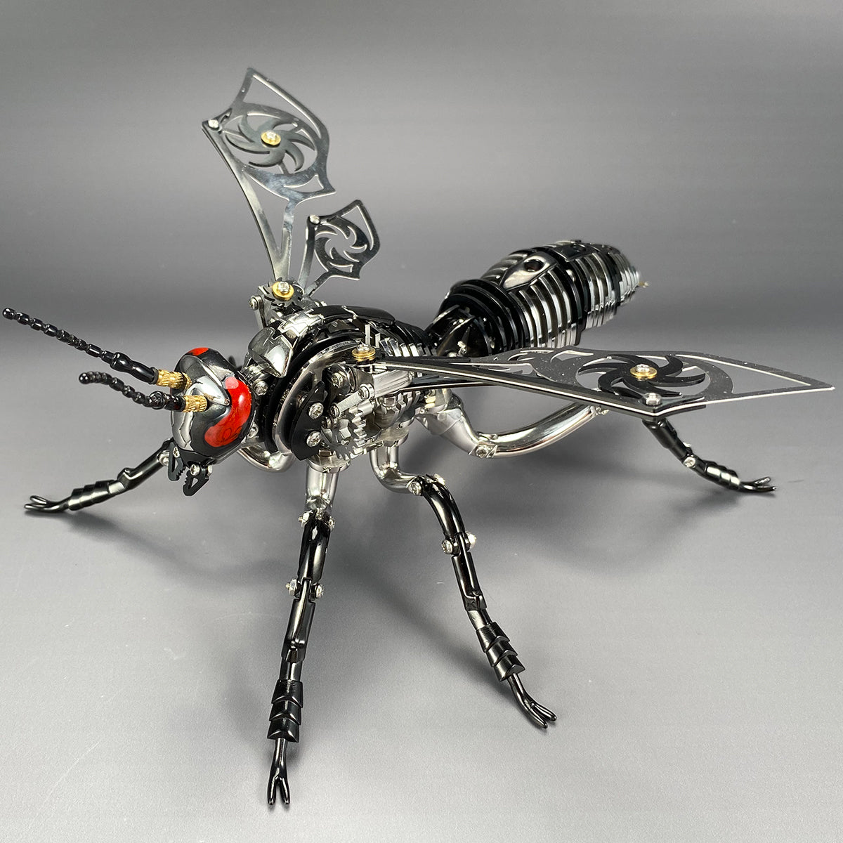 3D Mechanical Wasp Stainless Steel Assembly Kit - 3D Metal Puzzle Kit | Karpenter Shop