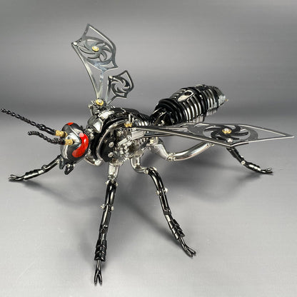 3D Mechanical Wasp Stainless Steel Assembly Kit - 3D Metal Puzzle Kit | Karpenter Shop