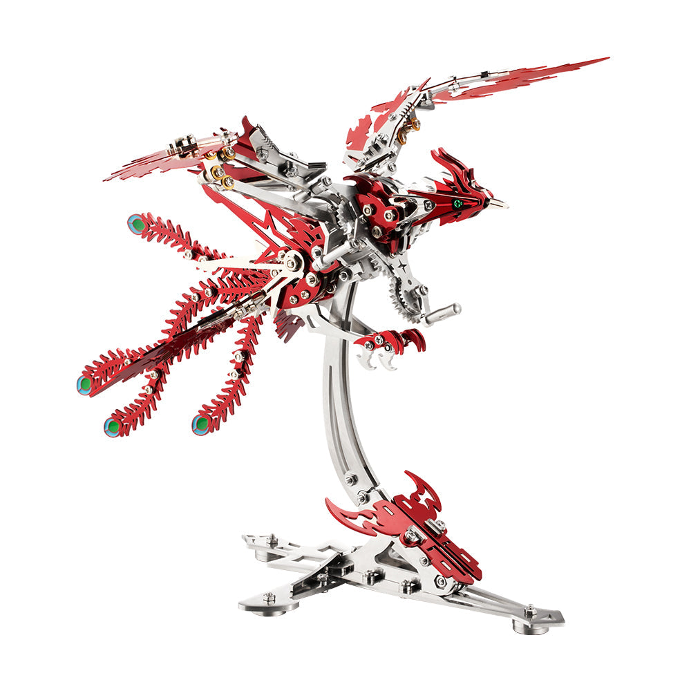 3D Mechanical Phoenix Stainless Steel Assembly Kit - 3D Metal Puzzle Kit | Karpenter Shop