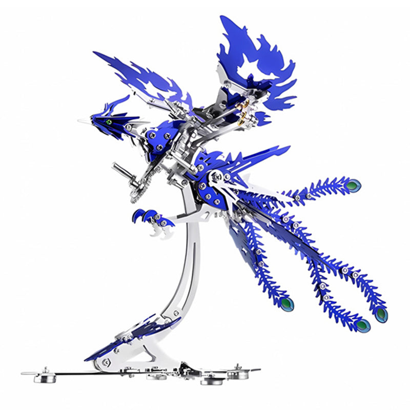 3D Mechanical Phoenix Stainless Steel Assembly Kit - 3D Metal Puzzle Kit | Karpenter Shop