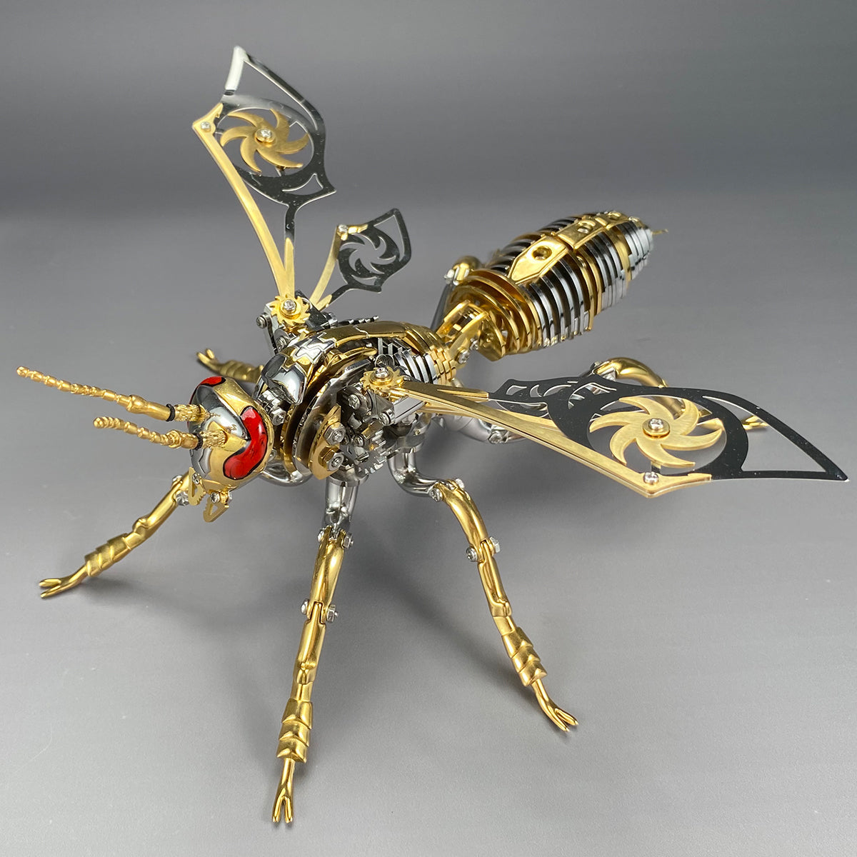 3D Mechanical Wasp Stainless Steel Assembly Kit - 3D Metal Puzzle Kit | Karpenter Shop