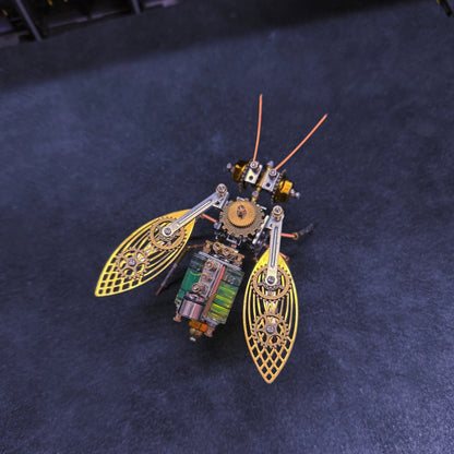 Steampunk Mechanical Bee 3D Metal Puzzle Model Kit - 3D Metal Puzzle Kit | Karpenter Shop