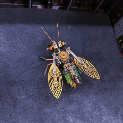 Steampunk Mechanical Bee 3D Metal Puzzle Model Kit - 3D Metal Puzzle Kit | Karpenter Shop