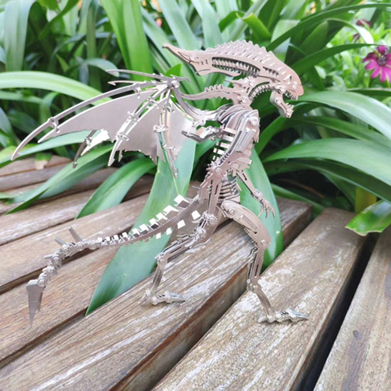 3D Alien Metal Model 200PCS Mechanical Puzzle Kit – Sci-Fi Series - 3D Metal Puzzle Kit | Karpenter Shop