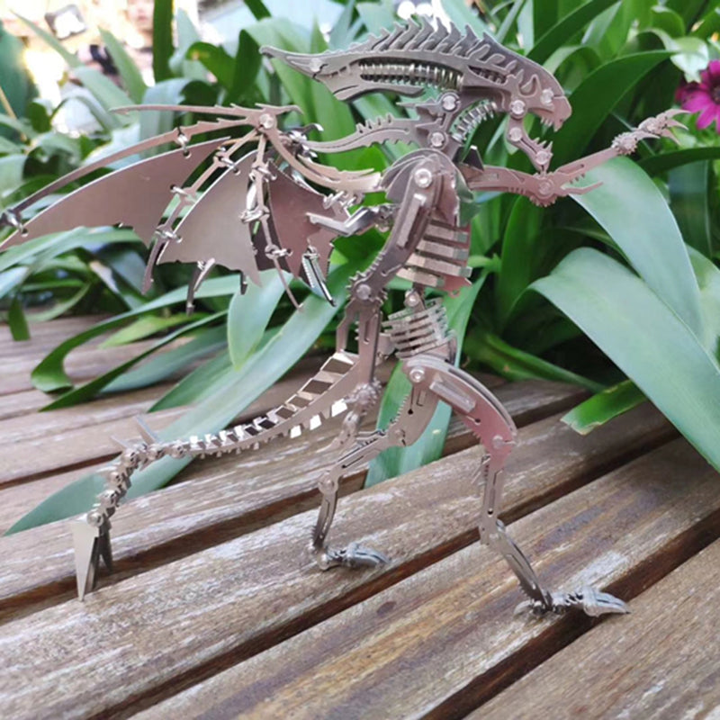 3D Alien Metal Model 200PCS Mechanical Puzzle Kit – Sci-Fi Series - 3D Metal Puzzle Kit | Karpenter Shop