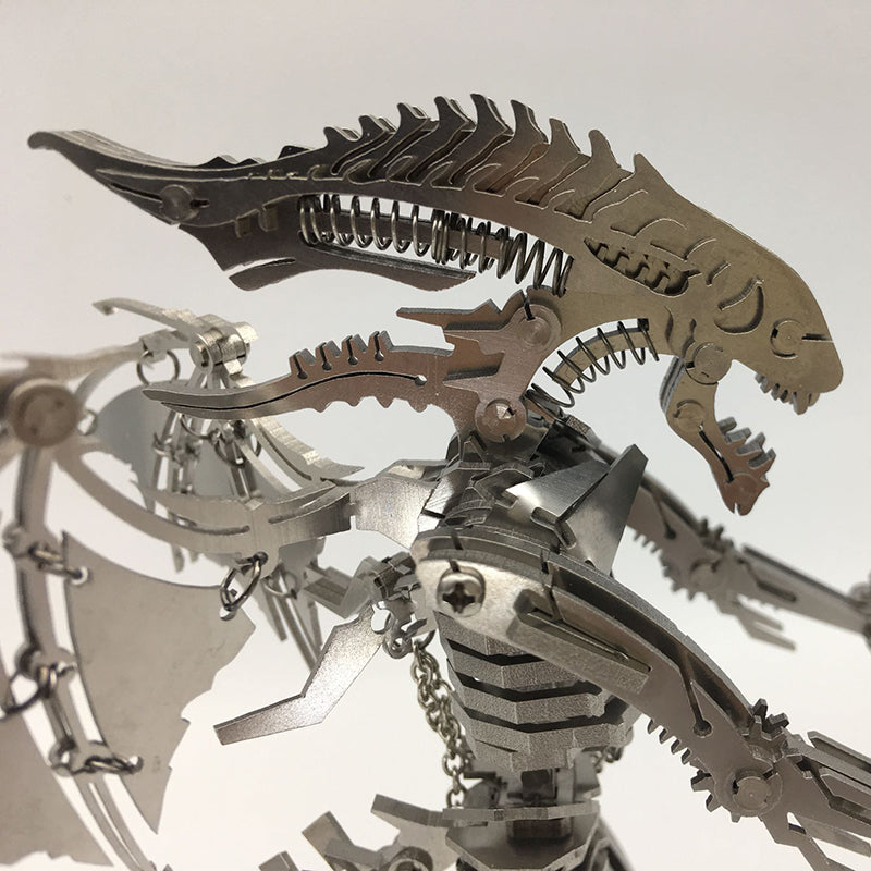 3D Alien Metal Model 200PCS Mechanical Puzzle Kit – Sci-Fi Series - 3D Metal Puzzle Kit | Karpenter Shop