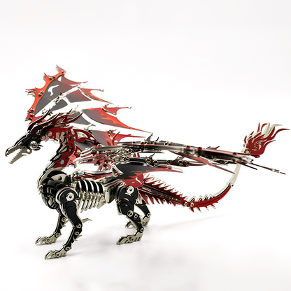3D Mechanical Fire Dragon Metal Model Kit DIY Puzzle for Adults & Kids - 3D Metal Puzzle Kit | Karpenter Shop