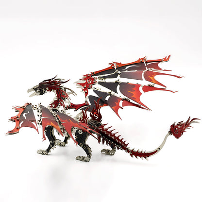 3D Mechanical Fire Dragon Metal Model Kit DIY Puzzle for Adults & Kids - 3D Metal Puzzle Kit | Karpenter Shop