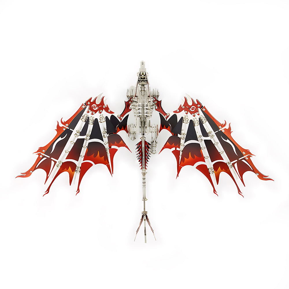 3D Mechanical Fire Dragon Metal Model Kit DIY Puzzle for Adults & Kids - 3D Metal Puzzle Kit | Karpenter Shop