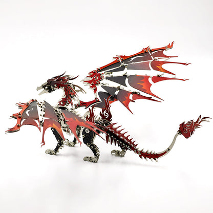 3D Mechanical Fire Dragon Metal Model Kit DIY Puzzle for Adults & Kids - 3D Metal Puzzle Kit | Karpenter Shop