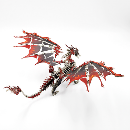 3D Mechanical Fire Dragon Metal Model Kit DIY Puzzle for Adults & Kids - 3D Metal Puzzle Kit | Karpenter Shop
