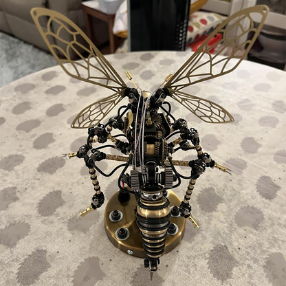 3D Metal DIY Mechanical Wasp Insects Puzzle Model Kit Assembly Jigsaw Crafts - 3D Metal Puzzle Kit | Karpenter Shop