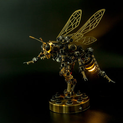 3D Metal DIY Mechanical Wasp Insects Puzzle Model Kit Assembly Jigsaw Crafts - 3D Metal Puzzle Kit | Karpenter Shop