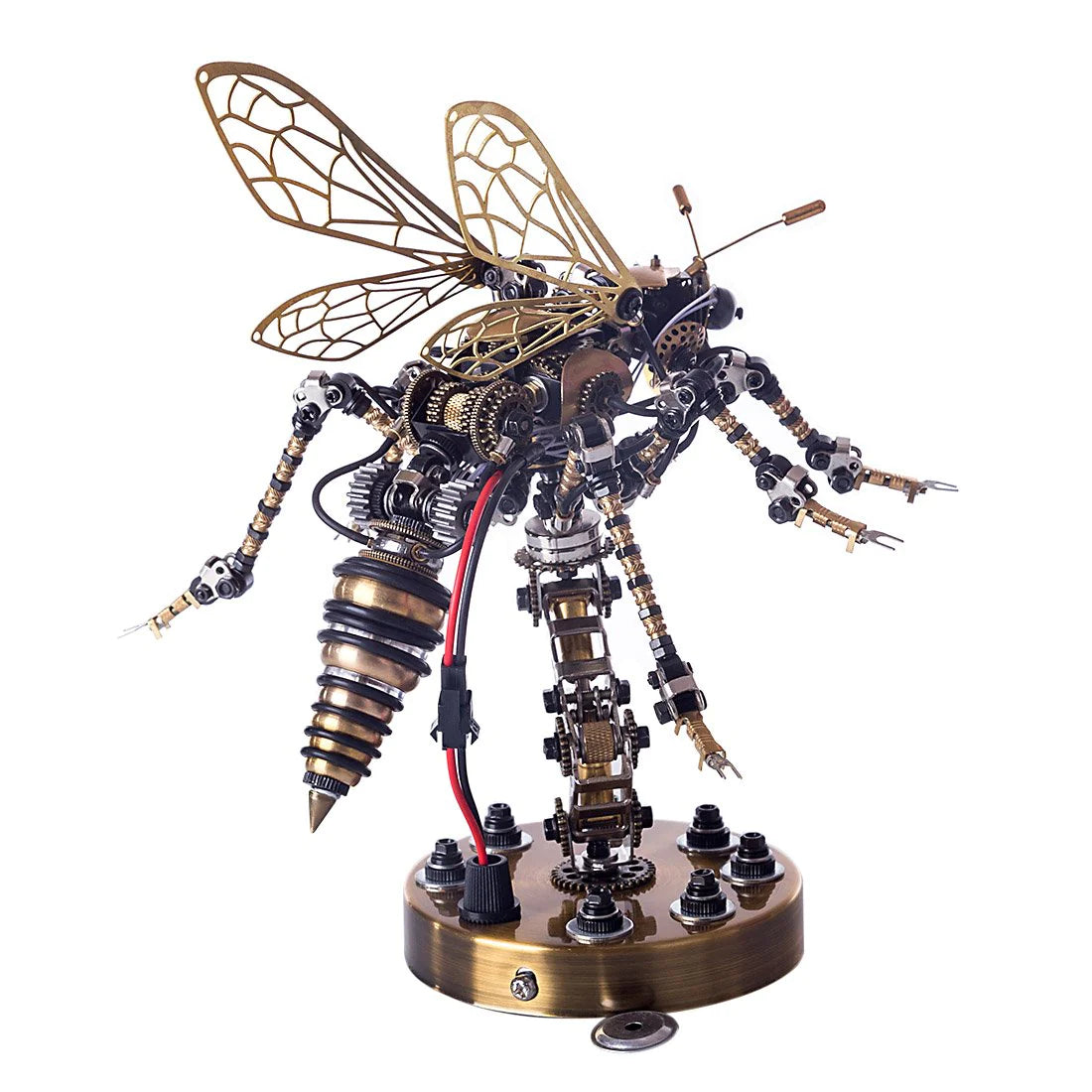 3D Metal DIY Mechanical Wasp Insects Puzzle Model Kit Assembly Jigsaw Crafts - 3D Metal Puzzle Kit | Karpenter Shop