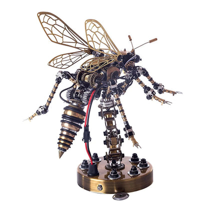 3D Metal DIY Mechanical Wasp Insects Puzzle Model Kit Assembly Jigsaw Crafts - 3D Metal Puzzle Kit | Karpenter Shop