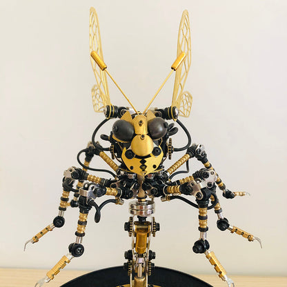 3D Metal DIY Mechanical Wasp Insects Puzzle Model Kit Assembly Jigsaw Crafts - 3D Metal Puzzle Kit | Karpenter Shop