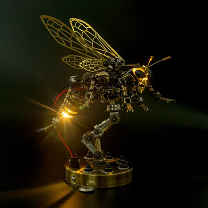 3D Metal DIY Mechanical Wasp Insects Puzzle Model Kit Assembly Jigsaw Crafts - 3D Metal Puzzle Kit | Karpenter Shop