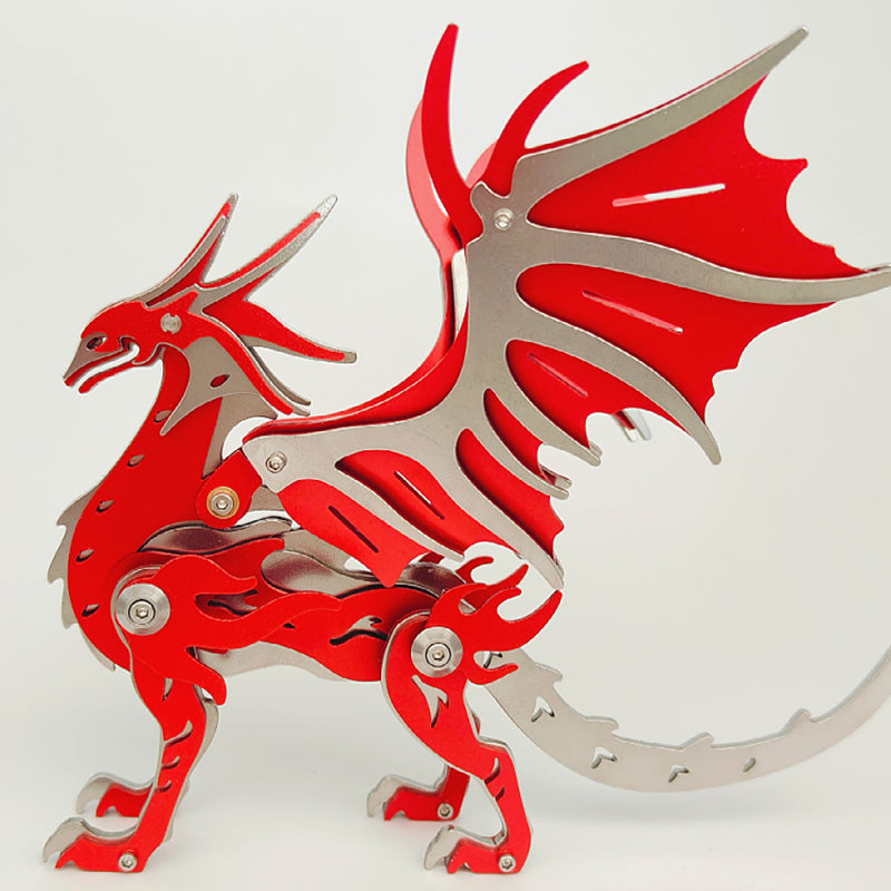 3D Metal Pterosaur Puzzle Model Kit Mythical Creature Dragon Series - 3D Metal Puzzle Kit | Karpenter Shop