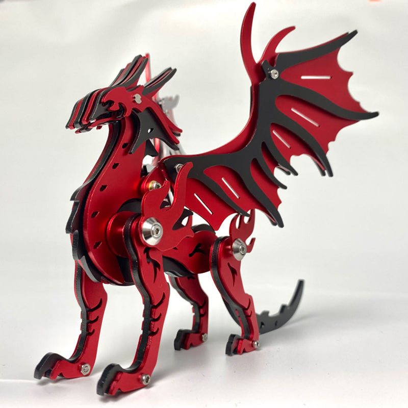 3D Metal Pterosaur Puzzle Model Kit Mythical Creature Dragon Series - 3D Metal Puzzle Kit | Karpenter Shop
