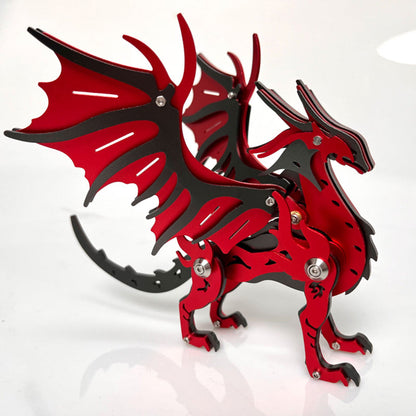 3D Metal Pterosaur Puzzle Model Kit Mythical Creature Dragon Series - 3D Metal Puzzle Kit | Karpenter Shop