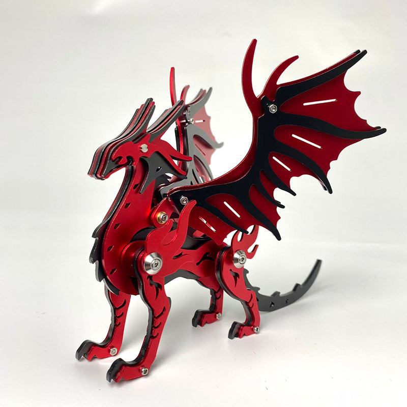 3D Metal Pterosaur Puzzle Model Kit Mythical Creature Dragon Series - 3D Metal Puzzle Kit | Karpenter Shop