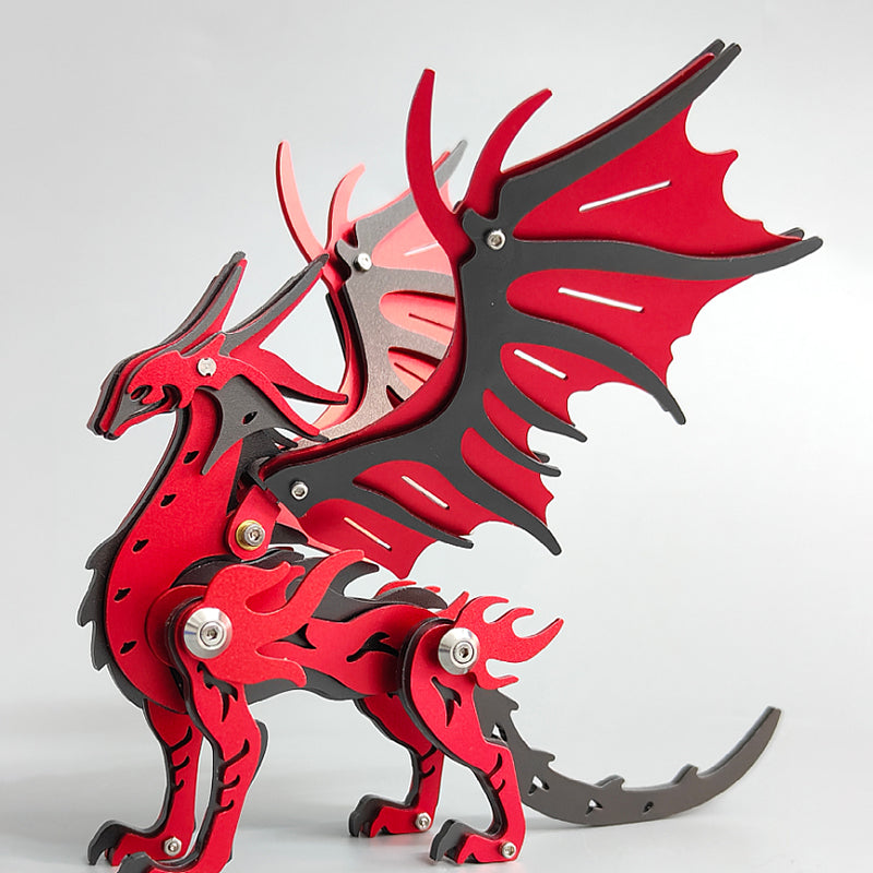 3D Metal Pterosaur Puzzle Model Kit Mythical Creature Dragon Series - 3D Metal Puzzle Kit | Karpenter Shop