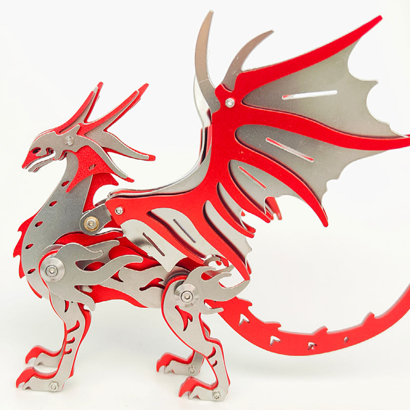 3D Metal Pterosaur Puzzle Model Kit Mythical Creature Dragon Series - 3D Metal Puzzle Kit | Karpenter Shop