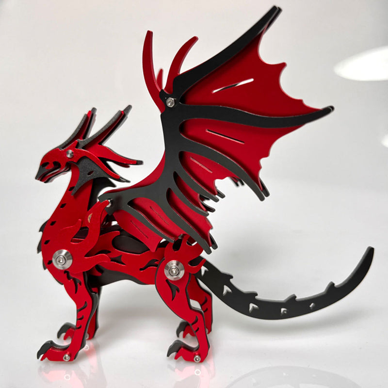 3D Metal Pterosaur Puzzle Model Kit Mythical Creature Dragon Series - 3D Metal Puzzle Kit | Karpenter Shop