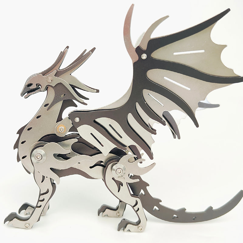 3D Metal Pterosaur Puzzle Model Kit Mythical Creature Dragon Series - 3D Metal Puzzle Kit | Karpenter Shop