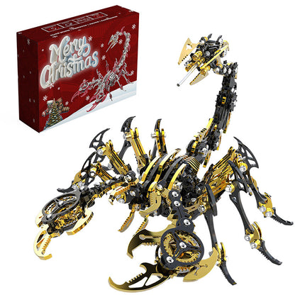 3D Scorpion Black Gold Metal Puzzle – K-Gold PVD Premium Kit - 3D Metal Puzzle Kit | Karpenter Shop