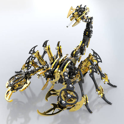 3D Scorpion Black Gold Metal Puzzle – K-Gold PVD Premium Kit - 3D Metal Puzzle Kit | Karpenter Shop
