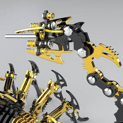 3D Scorpion Black Gold Metal Puzzle – K-Gold PVD Premium Kit - 3D Metal Puzzle Kit | Karpenter Shop