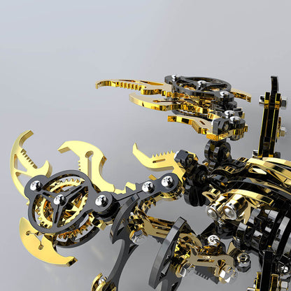 3D Scorpion Black Gold Metal Puzzle – K-Gold PVD Premium Kit - 3D Metal Puzzle Kit | Karpenter Shop