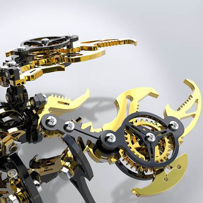 3D Scorpion Black Gold Metal Puzzle – K-Gold PVD Premium Kit - 3D Metal Puzzle Kit | Karpenter Shop