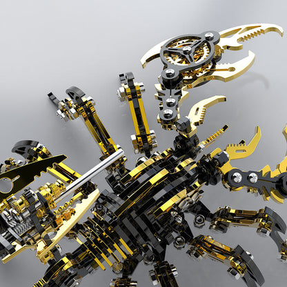 3D Scorpion Black Gold Metal Puzzle – K-Gold PVD Premium Kit - 3D Metal Puzzle Kit | Karpenter Shop
