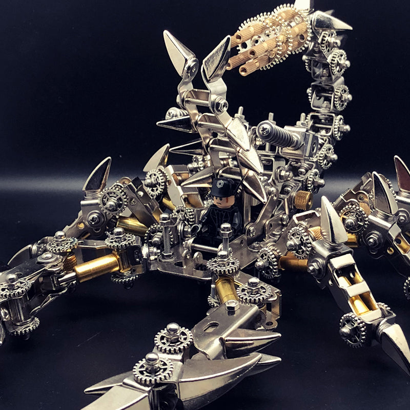 3D Mechanical War Scorpion Metal Puzzle – DIY Assembly Model - 3D Metal Puzzle Kit | Karpenter Shop