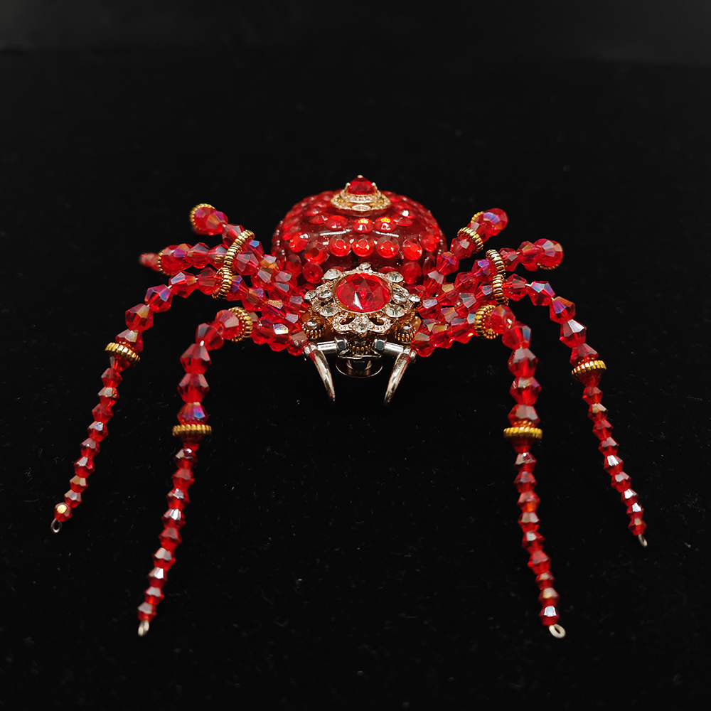 Steampunk Mechanical Crystal Spider 3D Metal Model Building Kit with Music Box - 3D Metal Puzzle Kit | Karpenter Shop