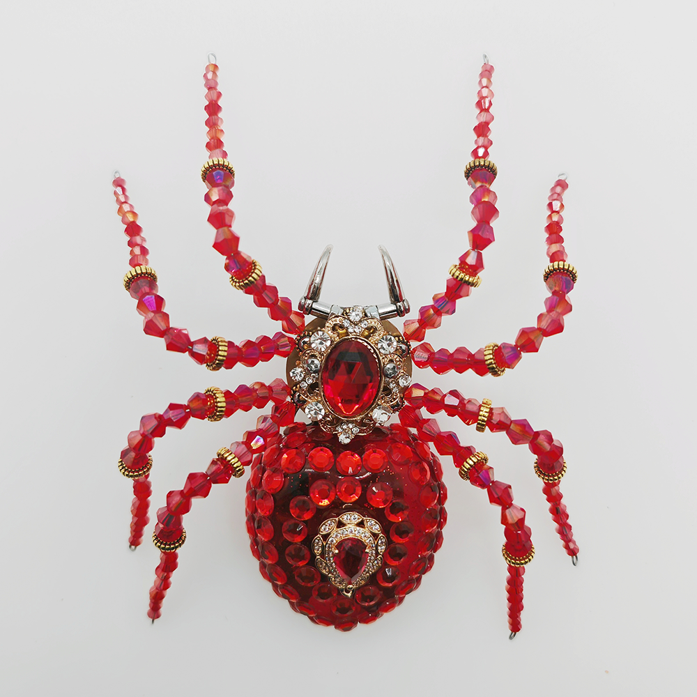 Steampunk Mechanical Crystal Spider 3D Metal Model Building Kit with Music Box - 3D Metal Puzzle Kit | Karpenter Shop
