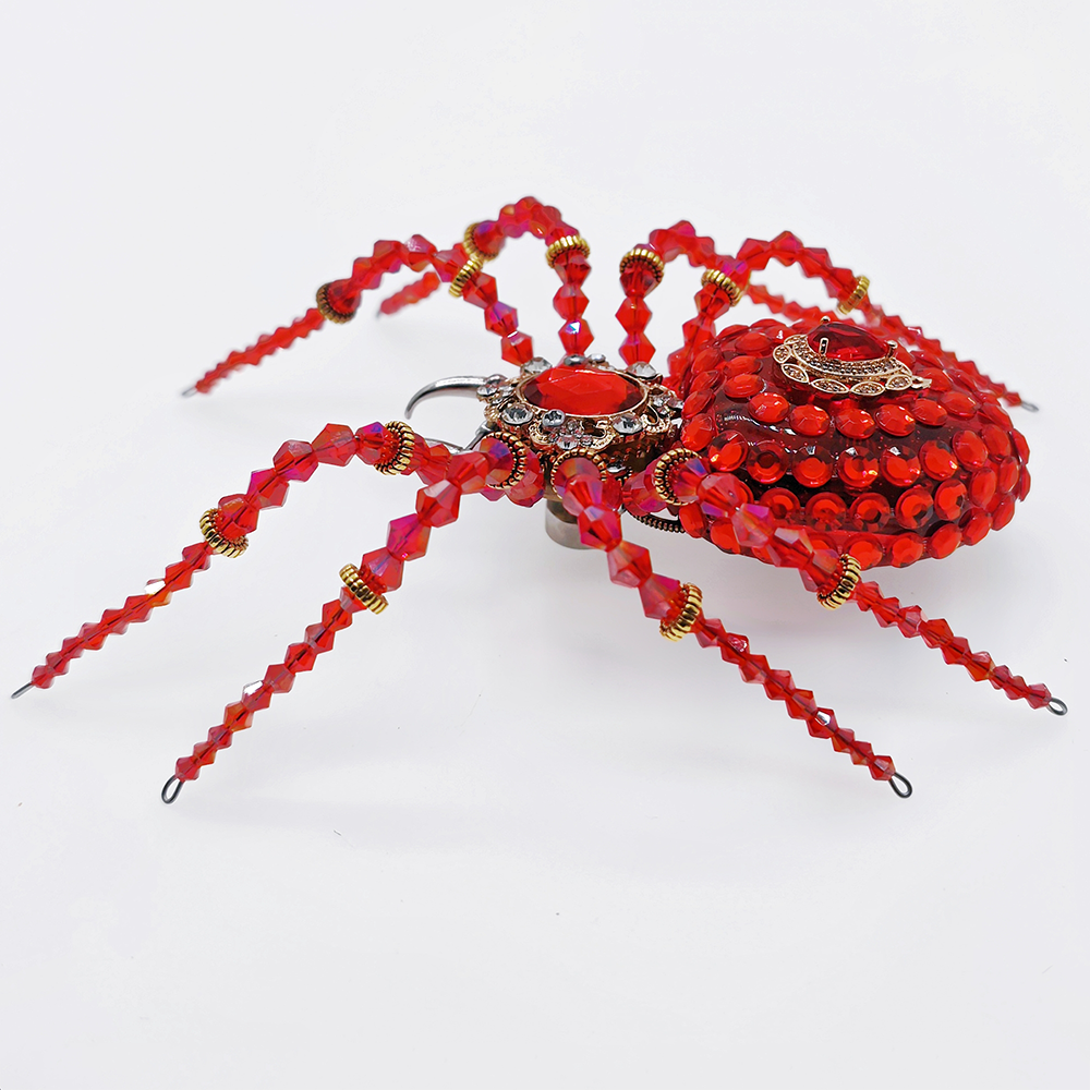 Steampunk Mechanical Crystal Spider 3D Metal Model Building Kit with Music Box - 3D Metal Puzzle Kit | Karpenter Shop