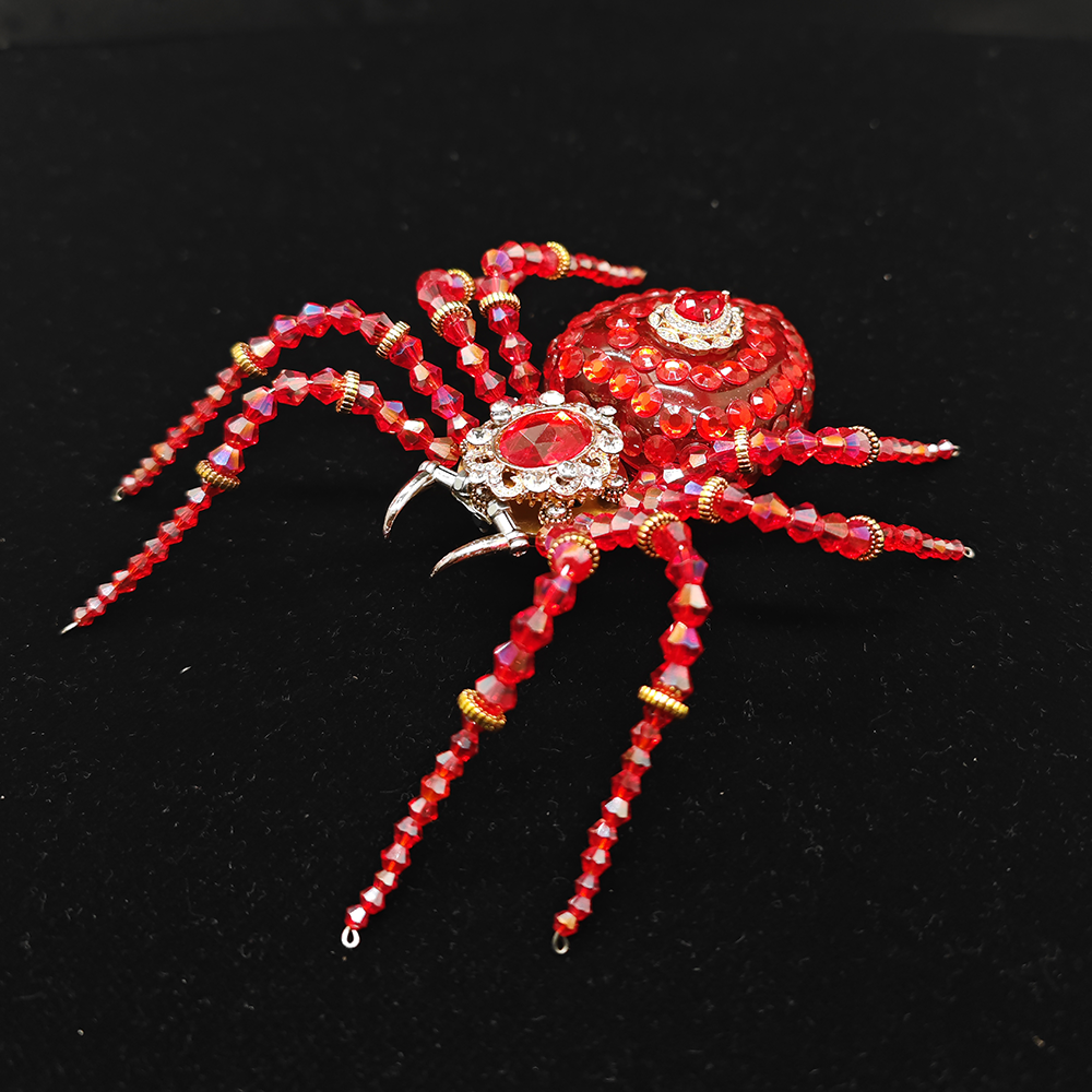 Steampunk Mechanical Crystal Spider 3D Metal Model Building Kit with Music Box - 3D Metal Puzzle Kit | Karpenter Shop