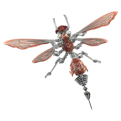 Cyberpunk Mecha Hornet Wasp Premium Metal Model Kit Insect Series - 3D Metal Puzzle Kit | Karpenter Shop