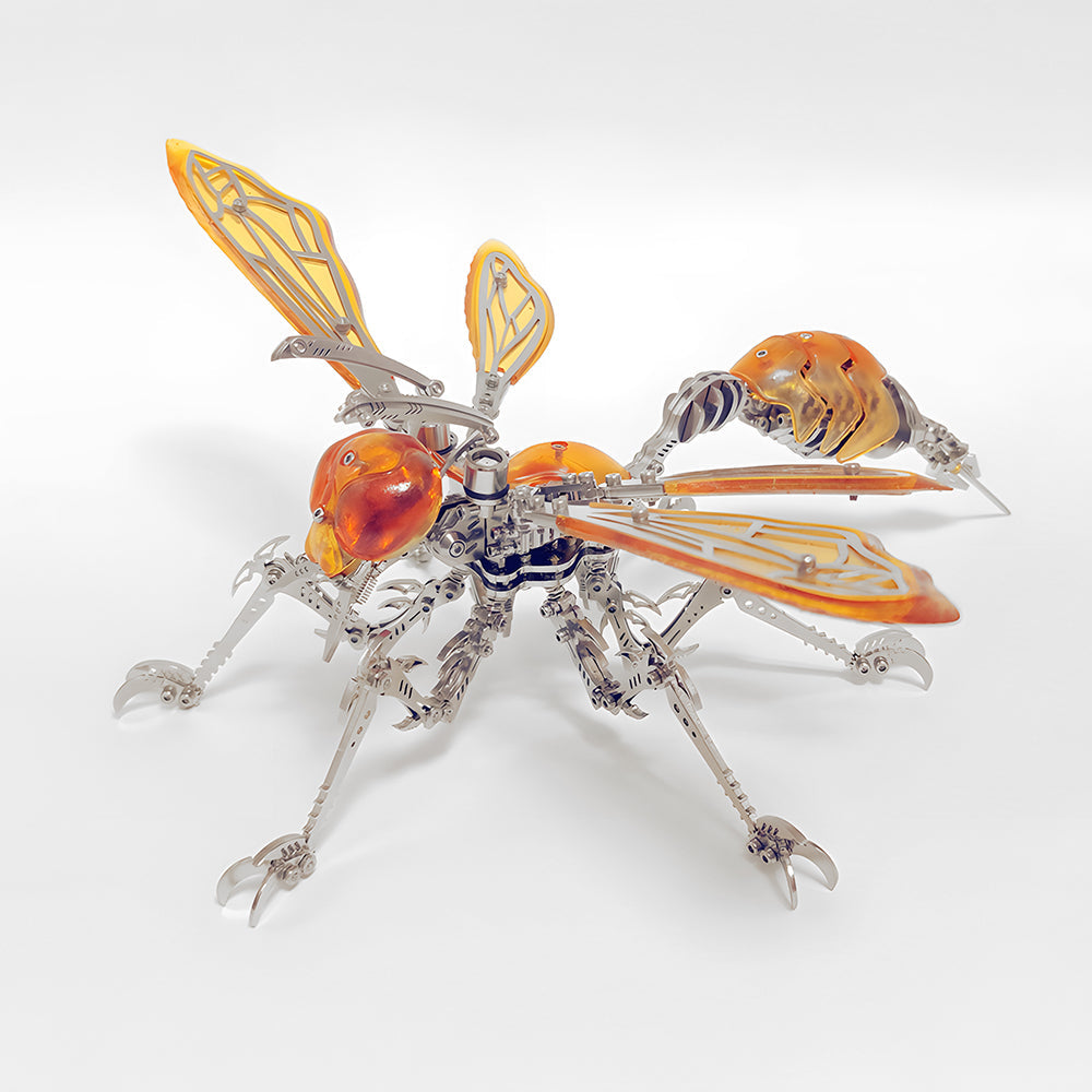 Cyberpunk Mecha Hornet Wasp Premium Metal Model Kit Insect Series - 3D Metal Puzzle Kit | Karpenter Shop