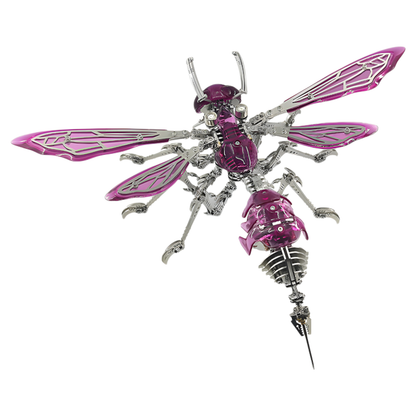 Cyberpunk Mecha Hornet Wasp Premium Metal Model Kit Insect Series - 3D Metal Puzzle Kit | Karpenter Shop
